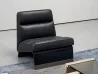 Details of the seat of the Greta armchair