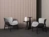 Combinación de dos mesas auxiliares Jove de Baxter en un salón