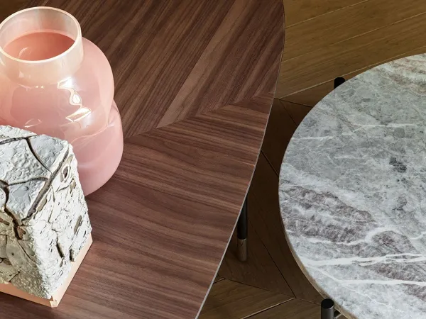 Details der Platten des Mambo Beistelltischs von Pianca