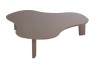 Table basse Flexform Arnold aux pieds obliques signée Antonio Citterio