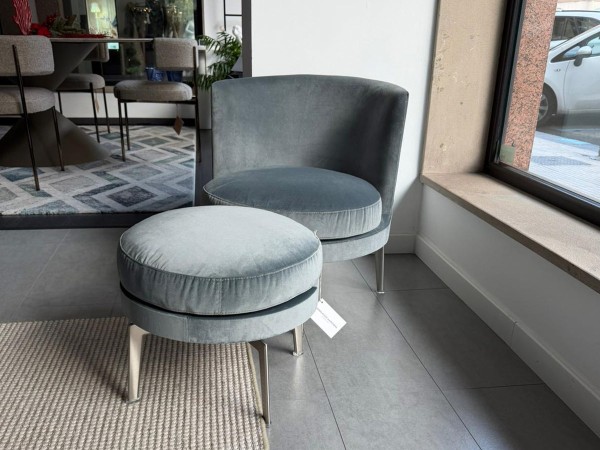 Flexform Feel Good Poltrona e Pouf - SALDI