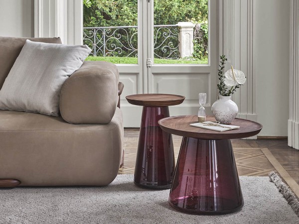 La table basse Jig de Porada – Verre soufflé Winy