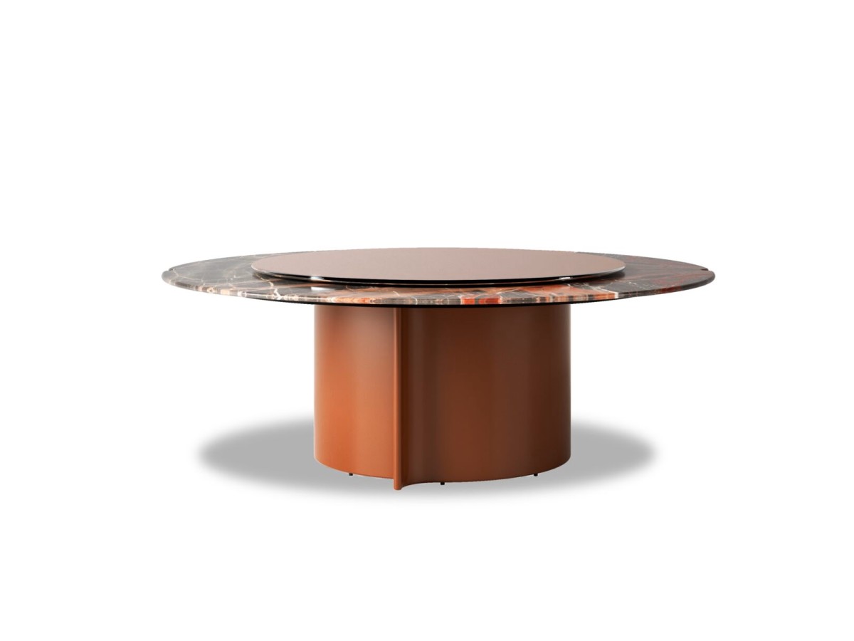 Tavolo Amélie Baxter | Piano in Marmo e Lazy Susan | Baxter Design Team