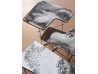 Copenaghen Coffee Table Baxter | Water-Effect Steel | Paola Navone Design