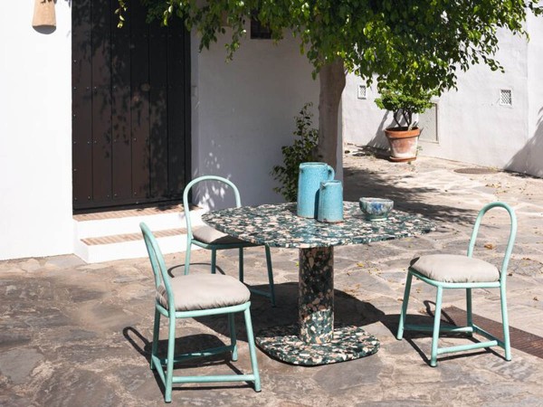 Mati Chair Baxter | Verdigris Acid-Treated Copper | Paola Navone Design