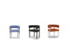 Chaise T Chair Baxter | Dossier en T et Pieds en Aluminium | Design Federico Peri