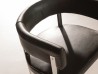 Chaise T Chair Baxter | Dossier en T et Pieds en Aluminium | Design Federico Peri