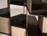 Meuble Bar Hive Baxter | Alvéole Hexagonale en Cuir et Verre | Design Pietro Russo