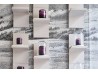 Hugo Modular Bookcase Baxter | Wall-Mounted Concrete | Draga & Aurel Design