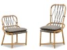 Silla Manao Baxter | Junco de Manila y Piel | Diseño Paola Navone